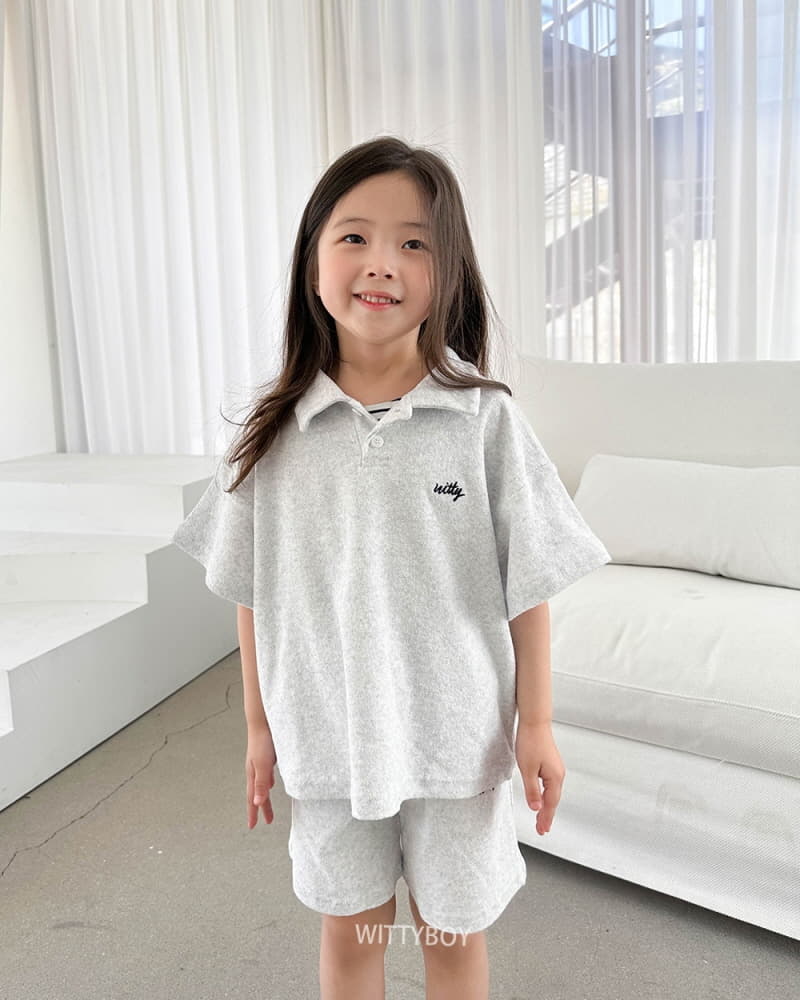 Witty Boy - Korean Children Fashion - #minifashionista - W Terry Tee - 12