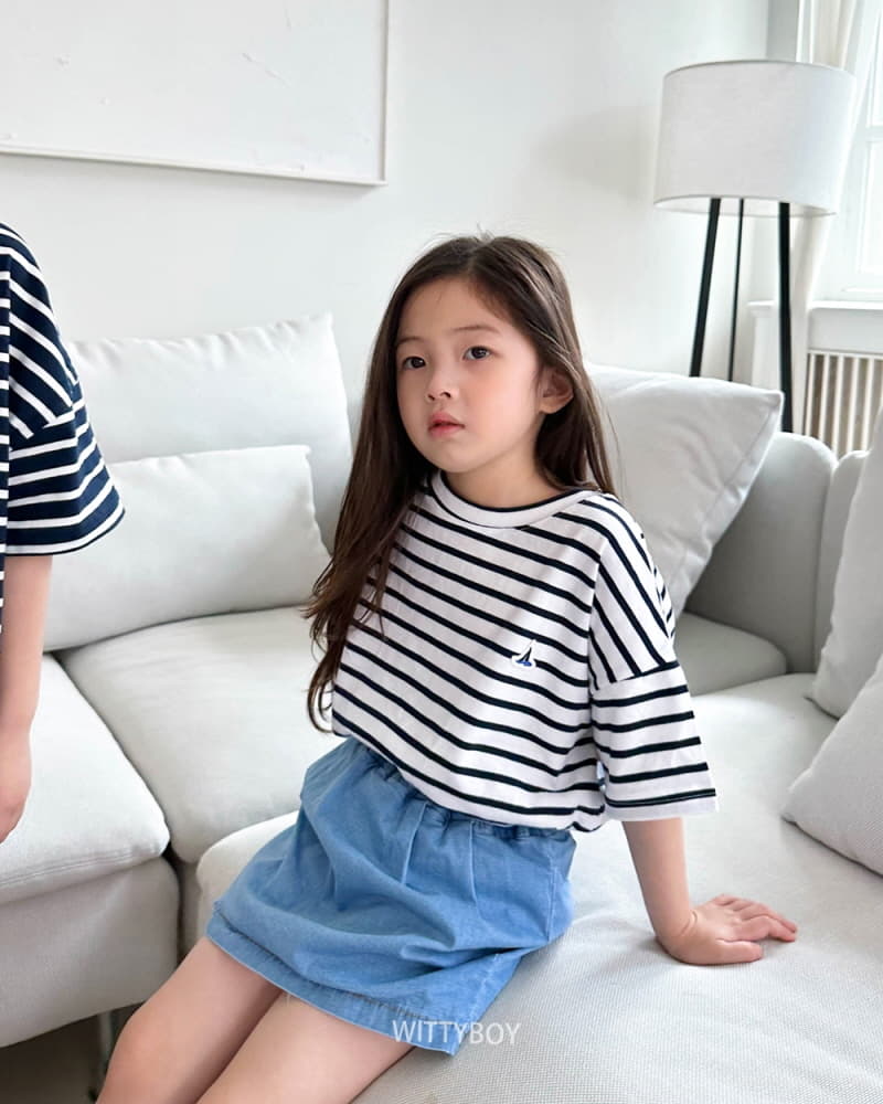 Witty Boy - Korean Children Fashion - #prettylittlegirls - Sailing Stripes Tee - 6