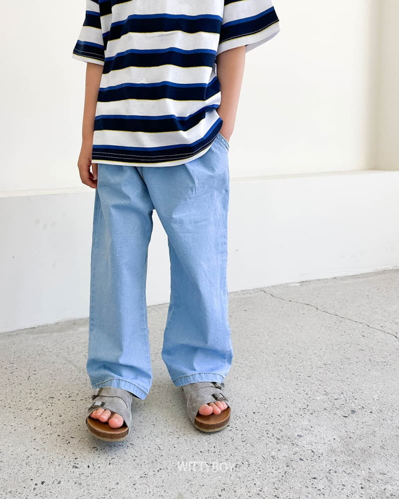 Witty Boy - Korean Children Fashion - #todddlerfashion - My Friends Jeans - 2