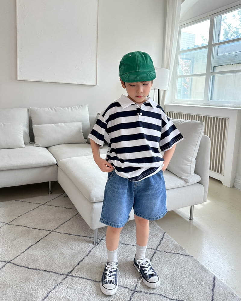 Witty Boy - Korean Children Fashion - #todddlerfashion - Western Jeans - 5