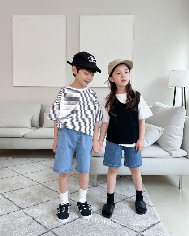 Witty Boy - Korean Children Fashion - #toddlerclothing - Nana Bustier - 12