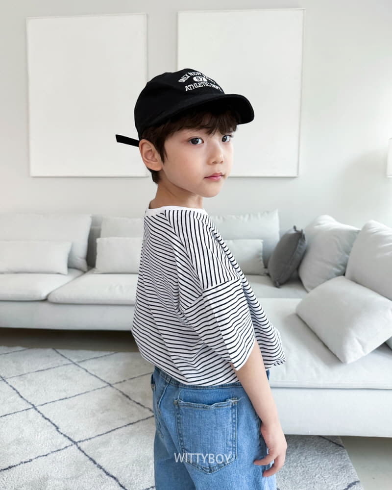 Witty Boy - Korean Children Fashion - #toddlerclothing - Lime Stripes Tee - 11