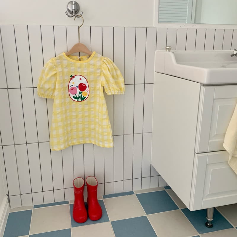 Yellow Factory - Korean Children Fashion - #Kfashion4kids - Cherry One-piece - 8