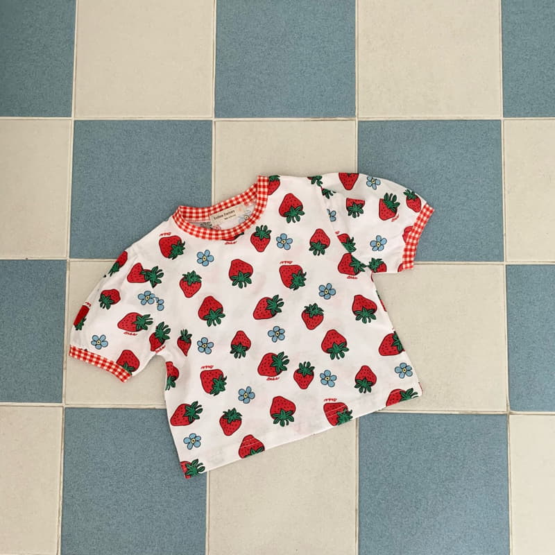 Yellow Factory - Korean Children Fashion - #kidzfashiontrend - Strawberry Tee - 4