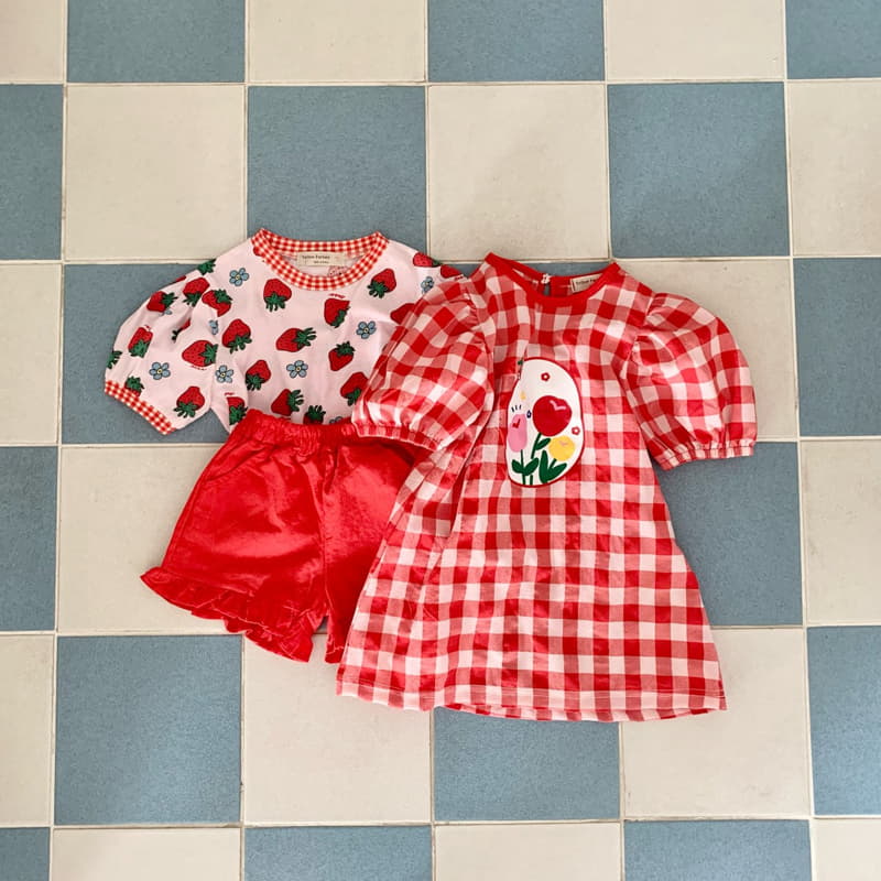 Yellow Factory - Korean Children Fashion - #kidsstore - Strawberry Tee - 2