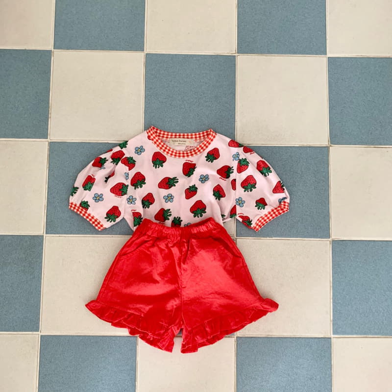 Yellow Factory - Korean Children Fashion - #todddlerfashion - Strawberry Tee - 9