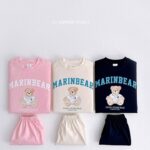 Marine Bear Top Bottom Set