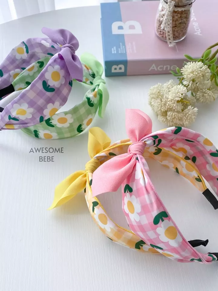 Color Daisy Ribbon Hairband