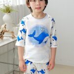 Cute Dolphine 7 Jacquard Pajama