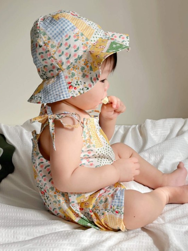 Kid Bucket Hat Bodysuit Set