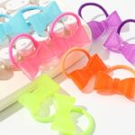 Neon Ribbon Hairring