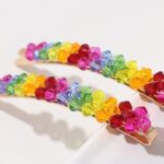 Cutting Beads Rainbow Hairpin