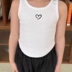 Heart Rib Sleeveless