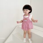 Carry Bebe Tee Dungarees Set