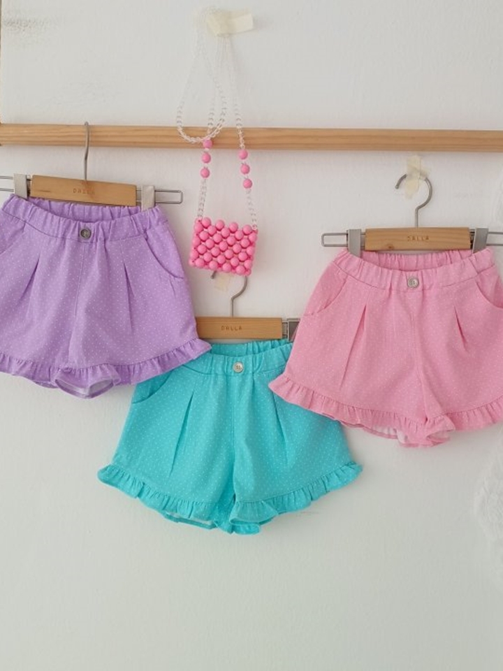 Dot Frill Shorts