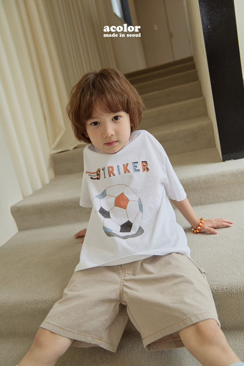 Acolor - Korean Children Fashion - #Kfashion4kids - Soccer Ball Tee - 2