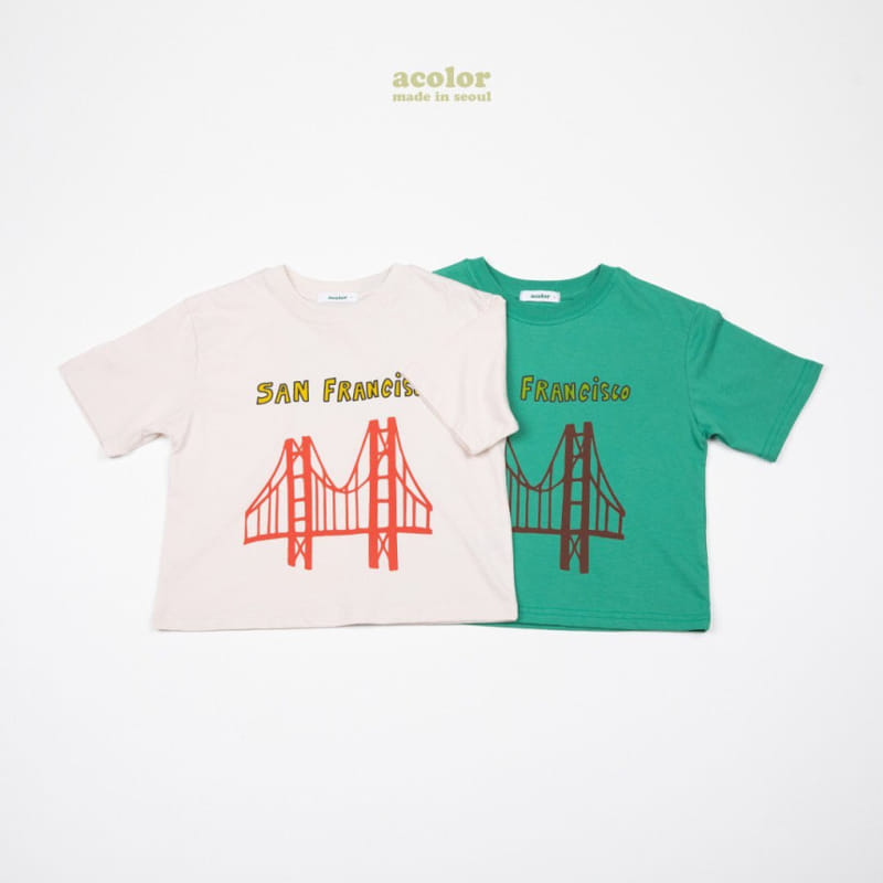 Acolor - Korean Children Fashion - #Kfashion4kids - Bridge Tee