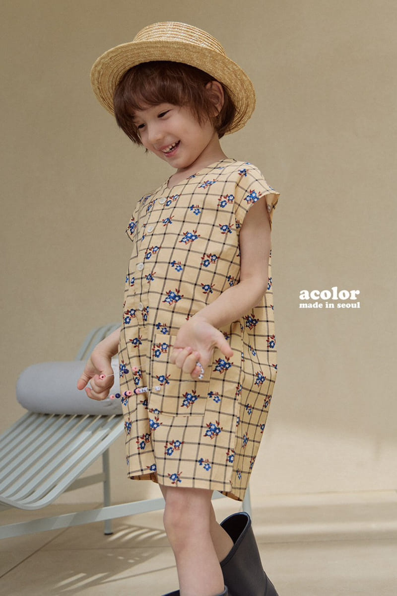 Acolor - Korean Children Fashion - #Kfashion4kids - Butter Jumpsuit - 8