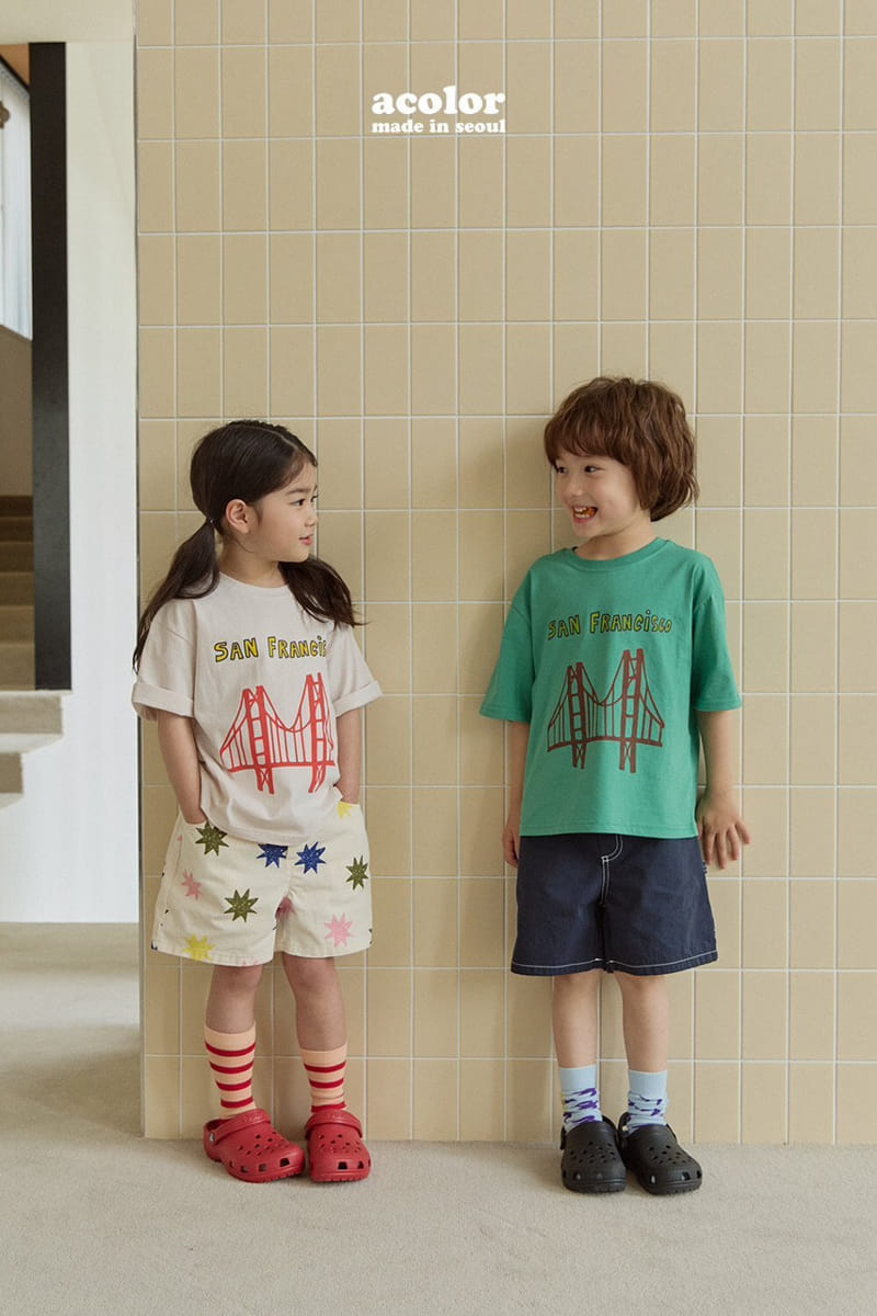 Acolor - Korean Children Fashion - #childofig - Bridge Tee - 7