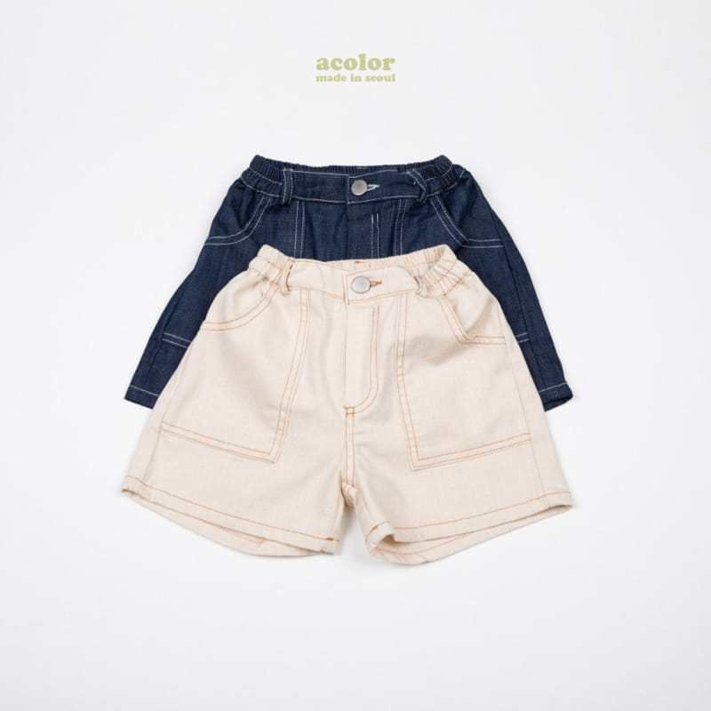 Acolor - Korean Children Fashion - #childofig - Linen Jeans - 12