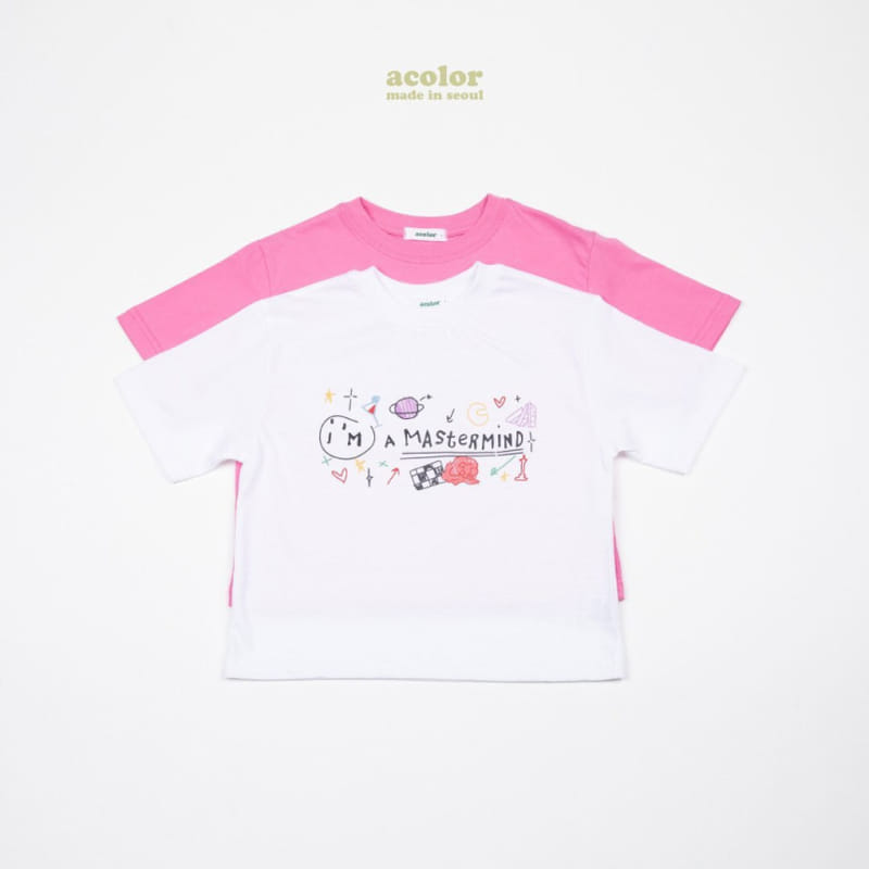 Acolor - Korean Children Fashion - #childrensboutique - Sketch Tee - 12