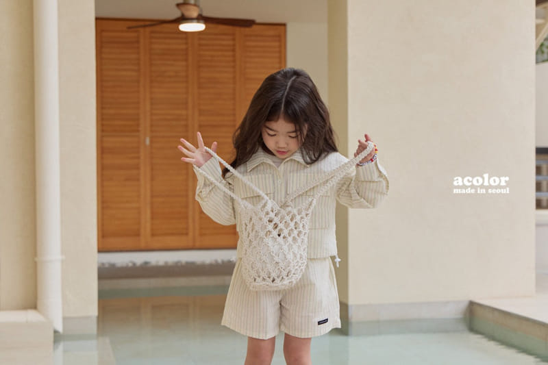 Acolor - Korean Children Fashion - #designkidswear - Wood Shirt Jacket - 8