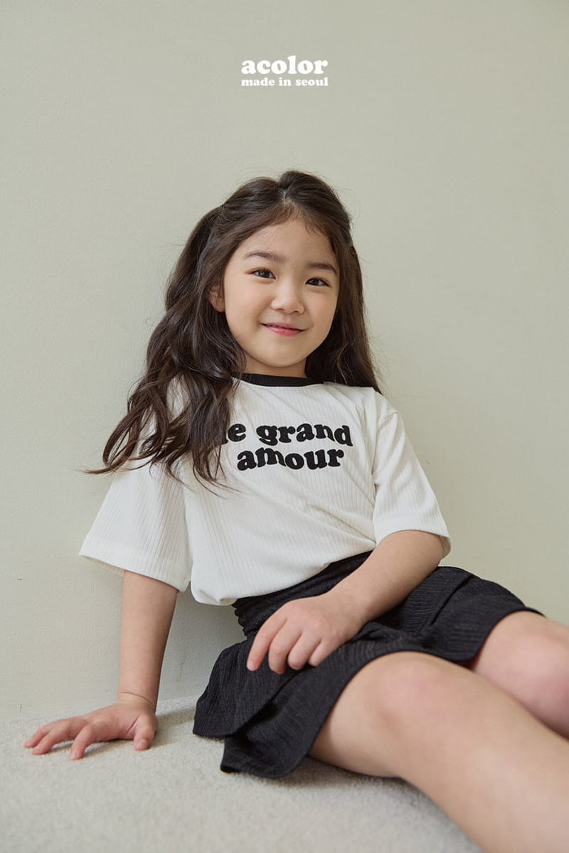 Acolor - Korean Children Fashion - #designkidswear - Amor Tee - 2