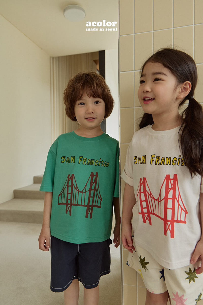 Acolor - Korean Children Fashion - #designkidswear - Bridge Tee - 9