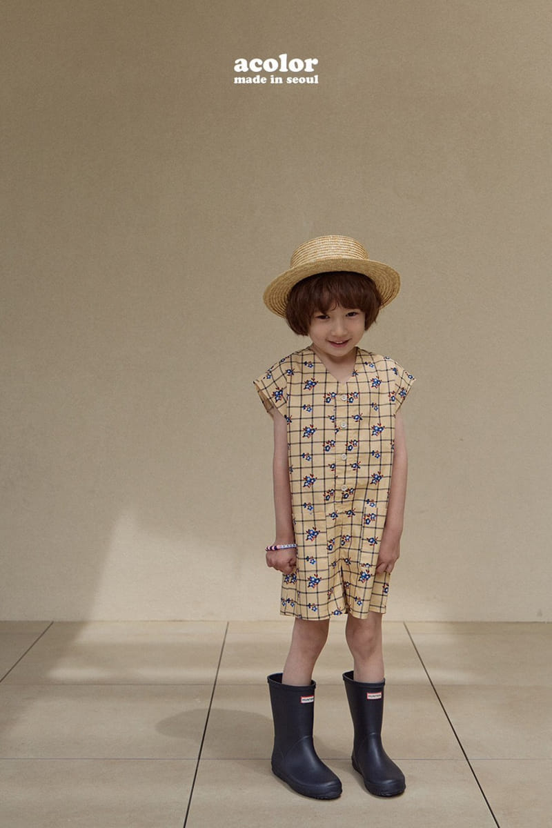 Acolor - Korean Children Fashion - #designkidswear - Butter Jumpsuit - 2