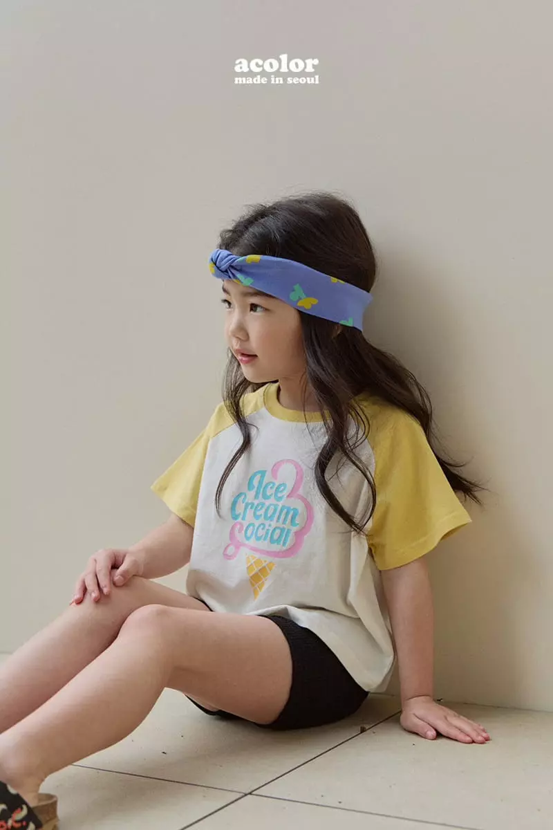 Acolor - Korean Children Fashion - #discoveringself - Ice Cream Tee - 2