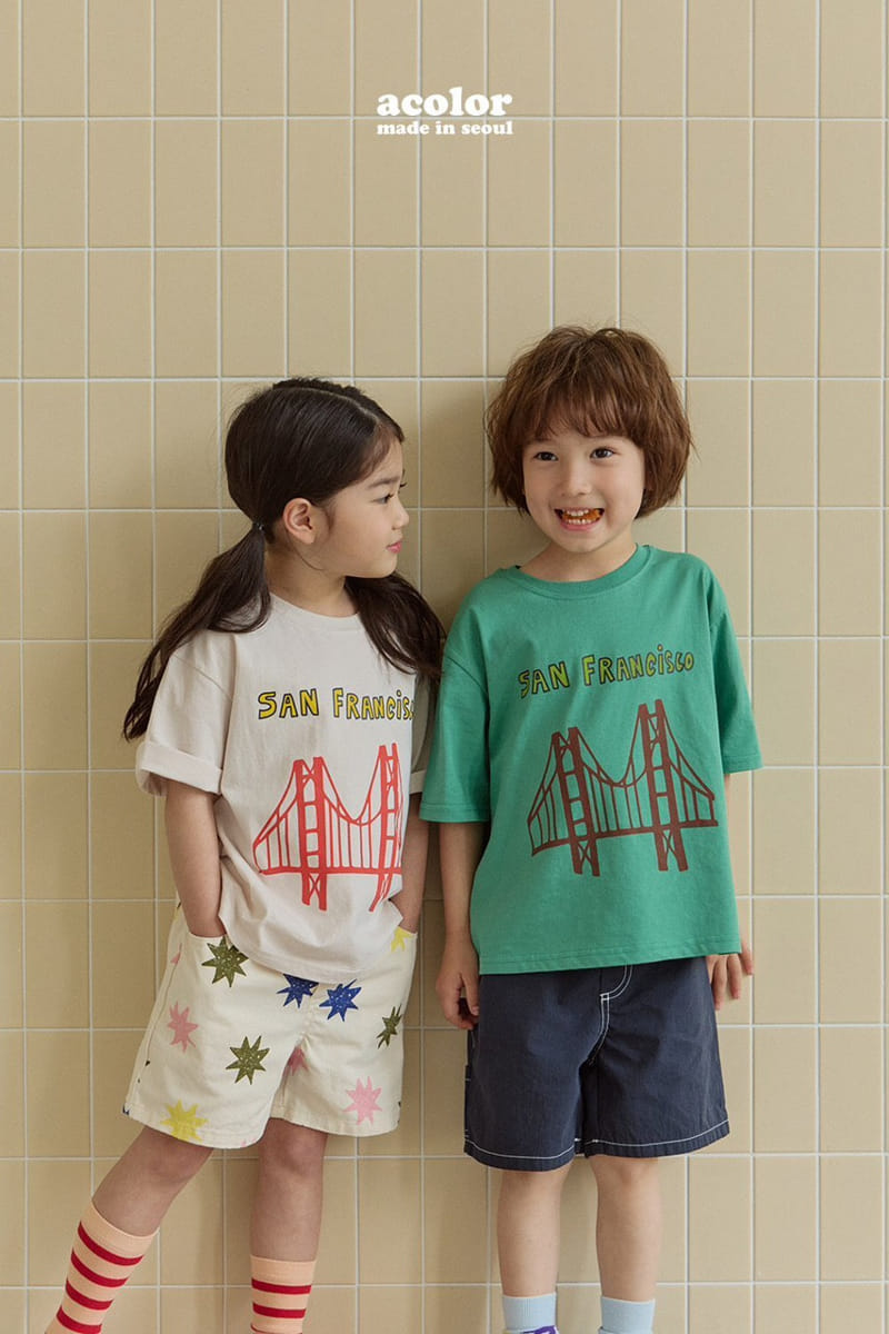 Acolor - Korean Children Fashion - #discoveringself - Bridge Tee - 10