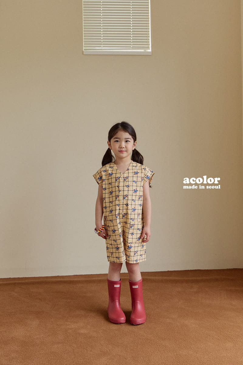 Acolor - Korean Children Fashion - #discoveringself - Butter Jumpsuit - 3