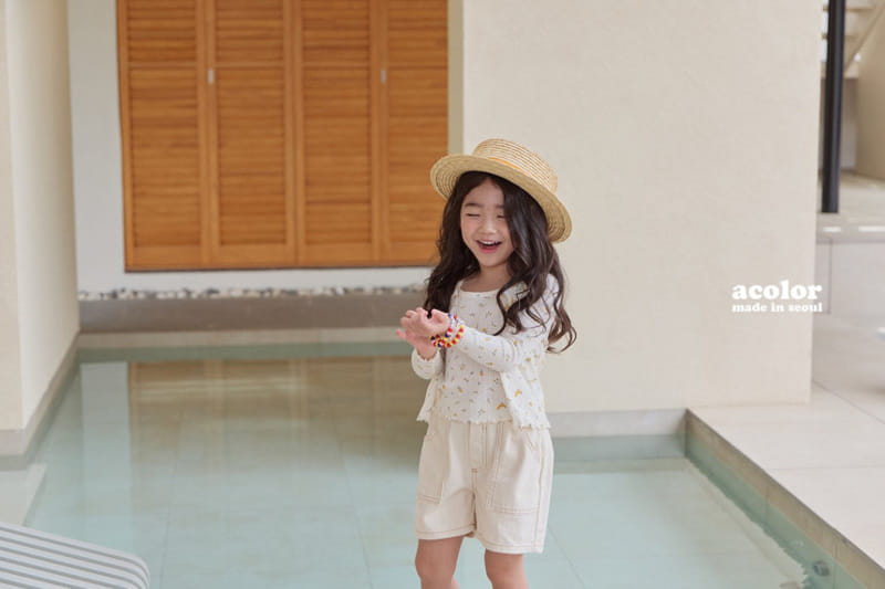 Acolor - Korean Children Fashion - #fashionkids - Eyelet Summer Cardigan - 7