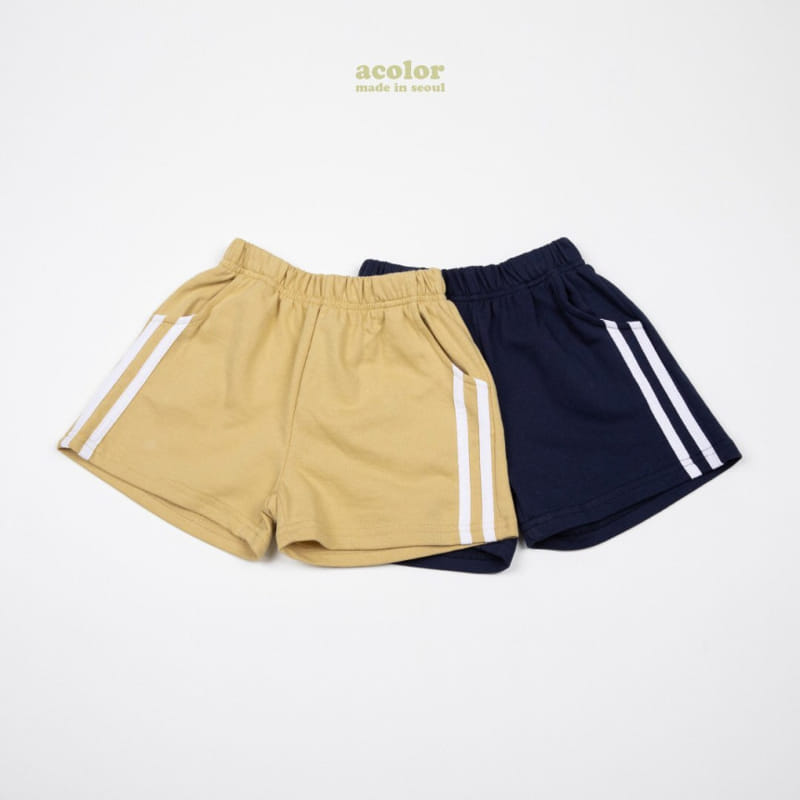 Acolor - Korean Children Fashion - #fashionkids - Side Shorts