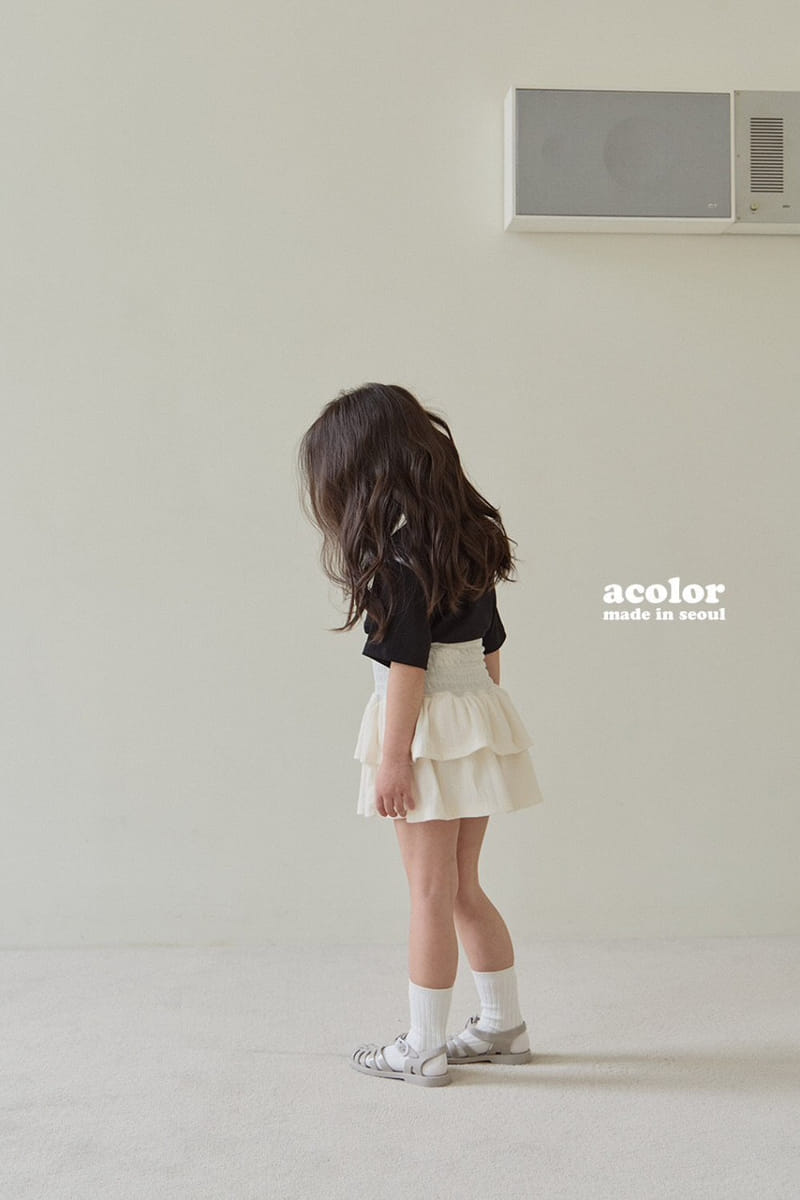 Acolor - Korean Children Fashion - #kidsshorts - Amor Tee - 5