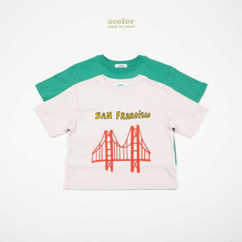 Acolor - Korean Children Fashion - #kidsshorts - Bridge Tee - 12