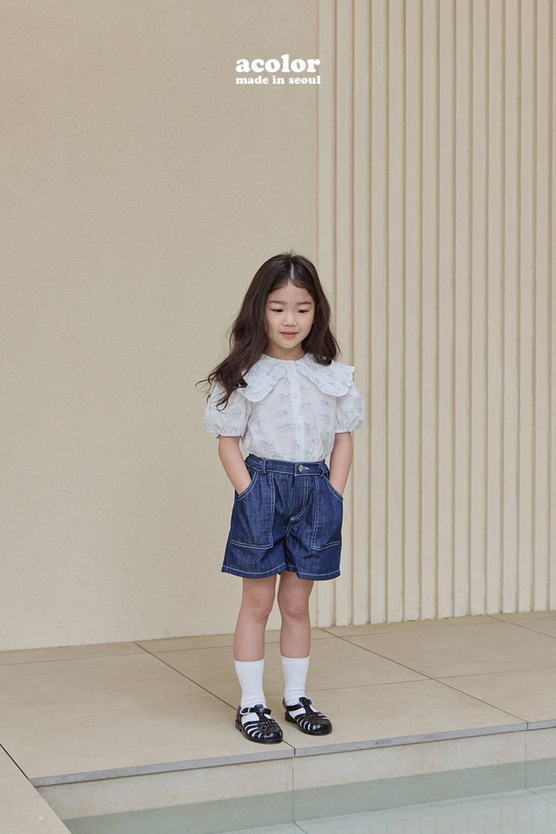 Acolor - Korean Children Fashion - #kidsstore - Linen Jeans - 2