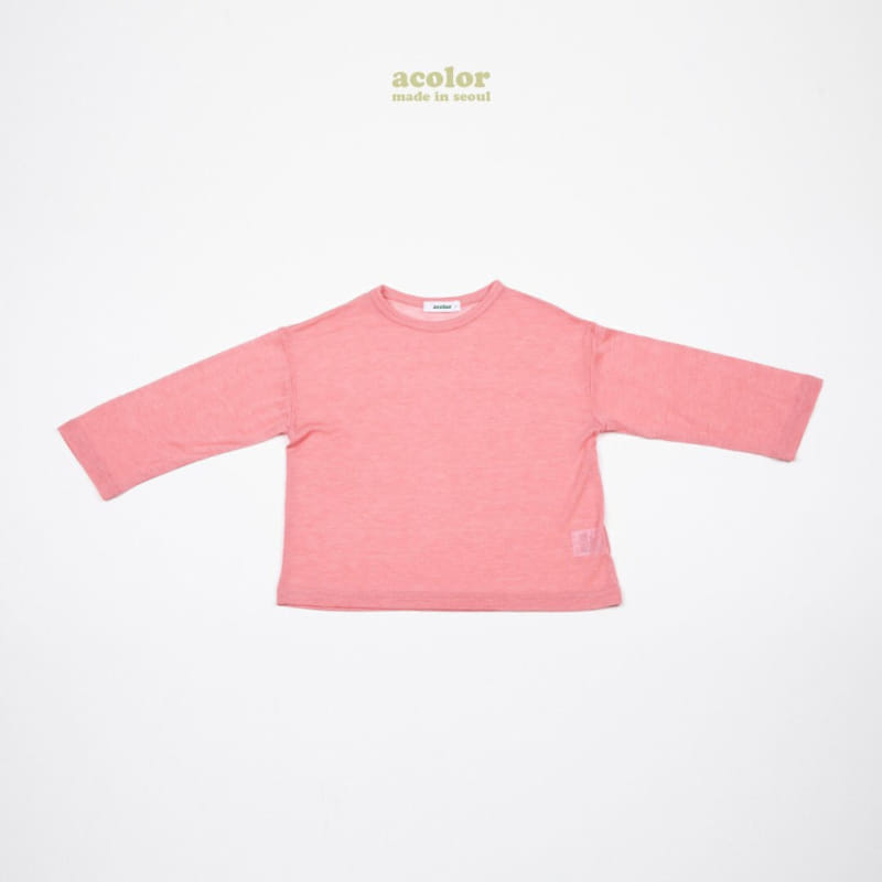 Acolor - Korean Children Fashion - #kidzfashiontrend - Summer Tencel Tee - 12