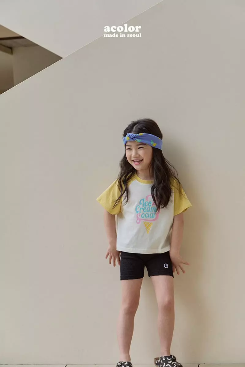 Acolor - Korean Children Fashion - #kidzfashiontrend - Ice Cream Tee - 6