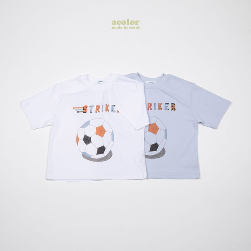 Acolor - Korean Children Fashion - #kidzfashiontrend - Soccer Ball Tee