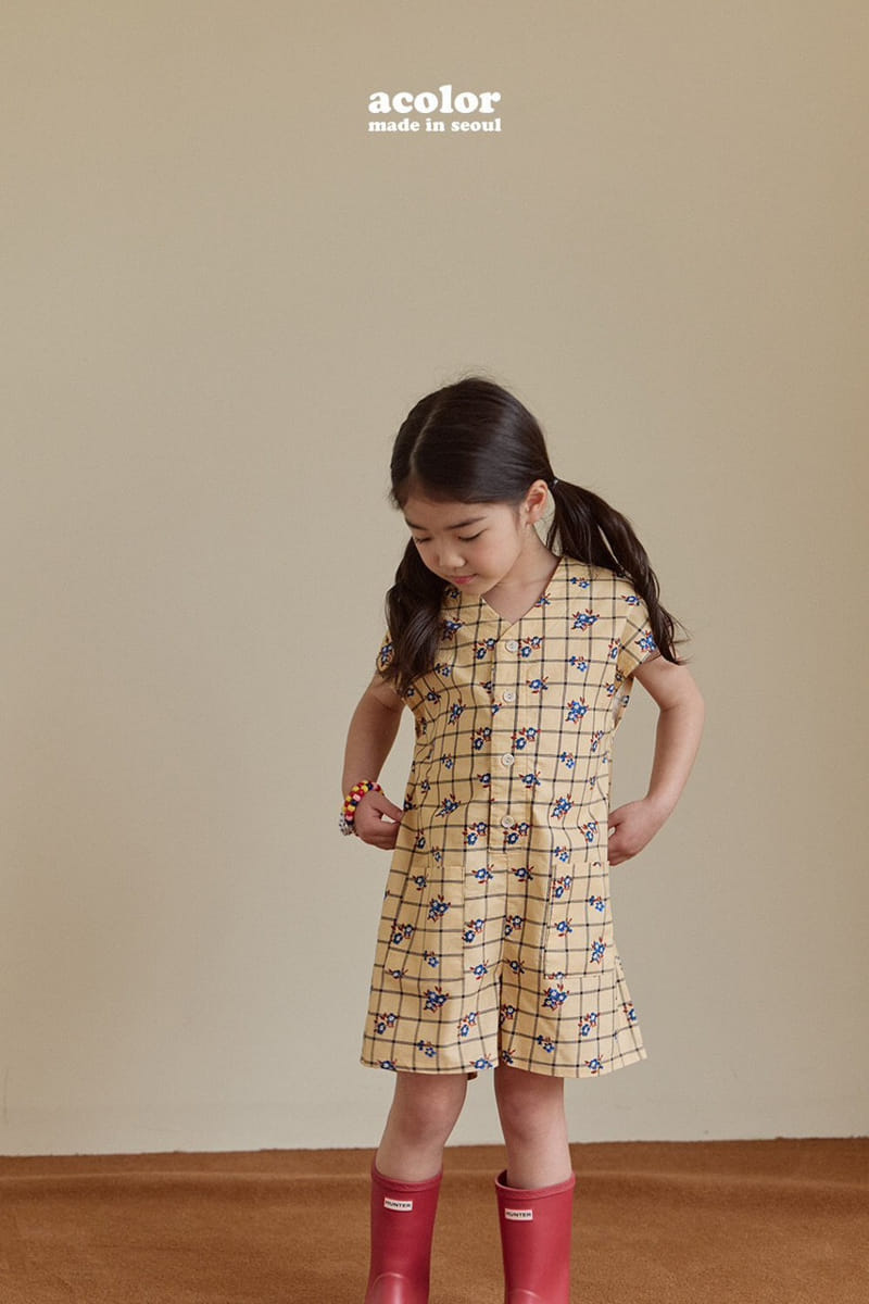 Acolor - Korean Children Fashion - #kidzfashiontrend - Butter Jumpsuit - 7