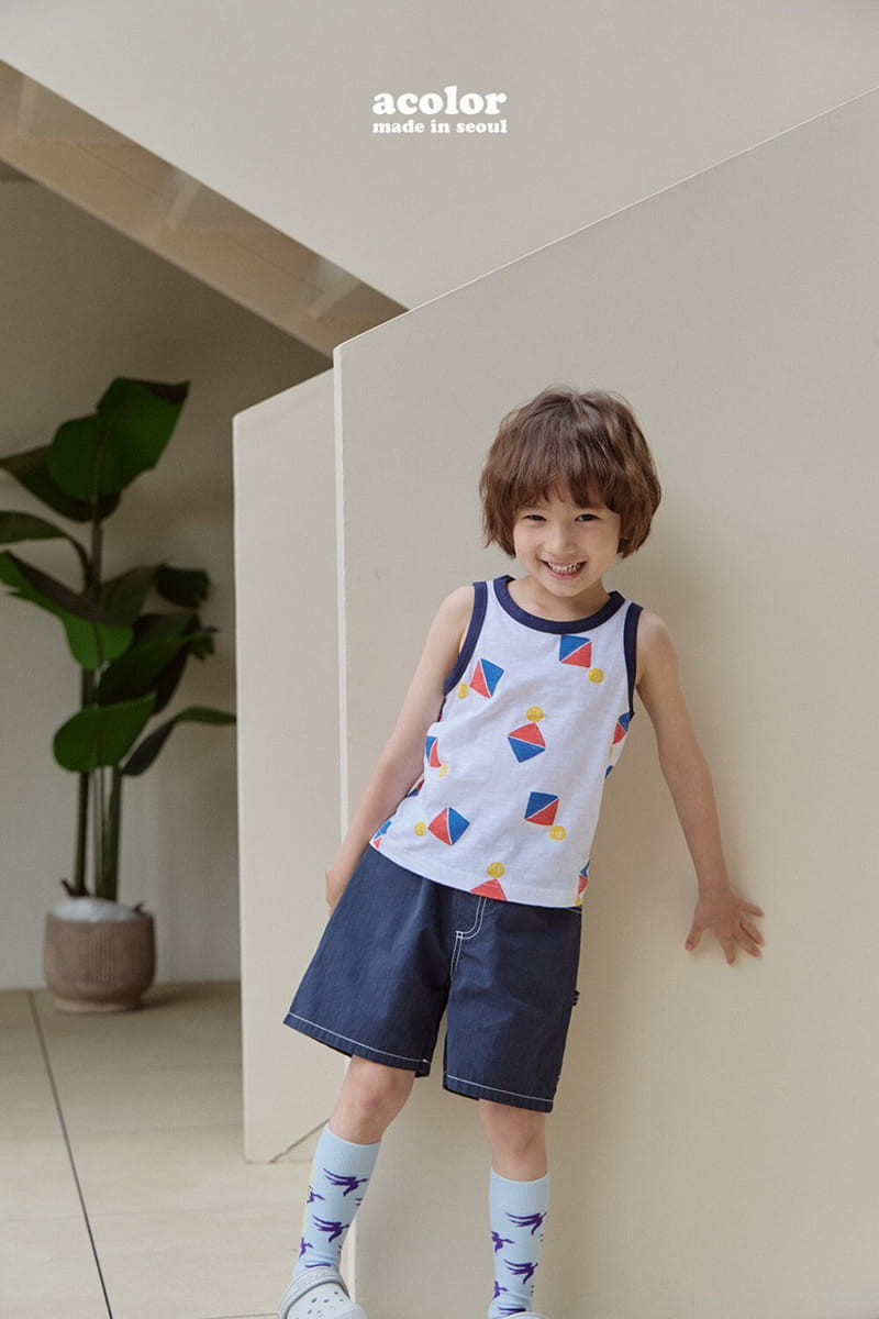 Acolor - Korean Children Fashion - #littlefashionista - Kid Sleeveless - 10