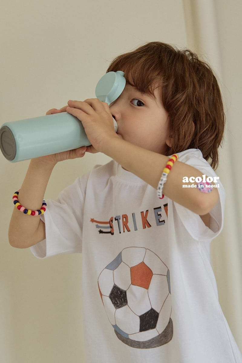 Acolor - Korean Children Fashion - #littlefashionista - Soccer Ball Tee - 4