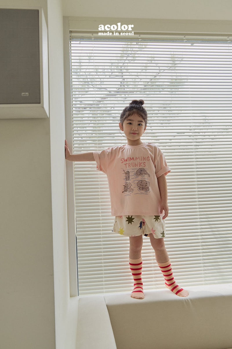 Acolor - Korean Children Fashion - #magicofchildhood - Star Shorts - 5