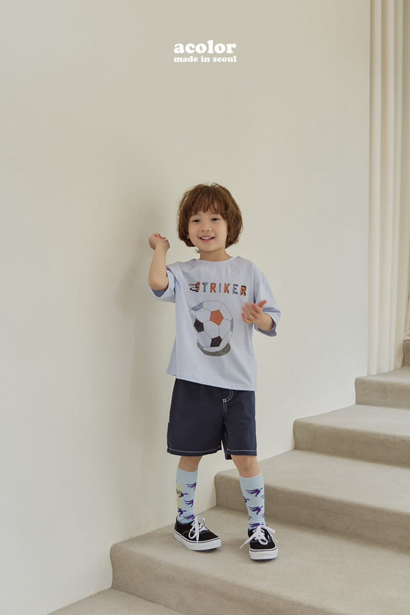 Acolor - Korean Children Fashion - #minifashionista - Soccer Ball Tee - 5