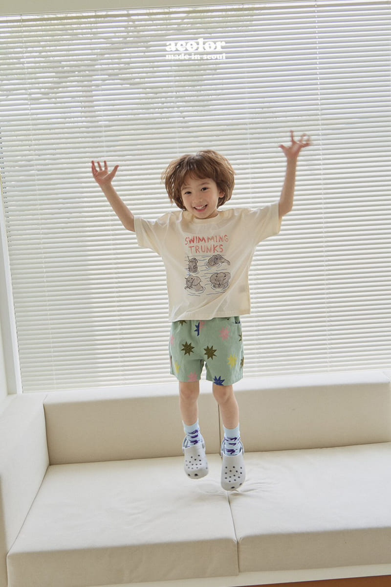 Acolor - Korean Children Fashion - #minifashionista - Star Shorts - 6