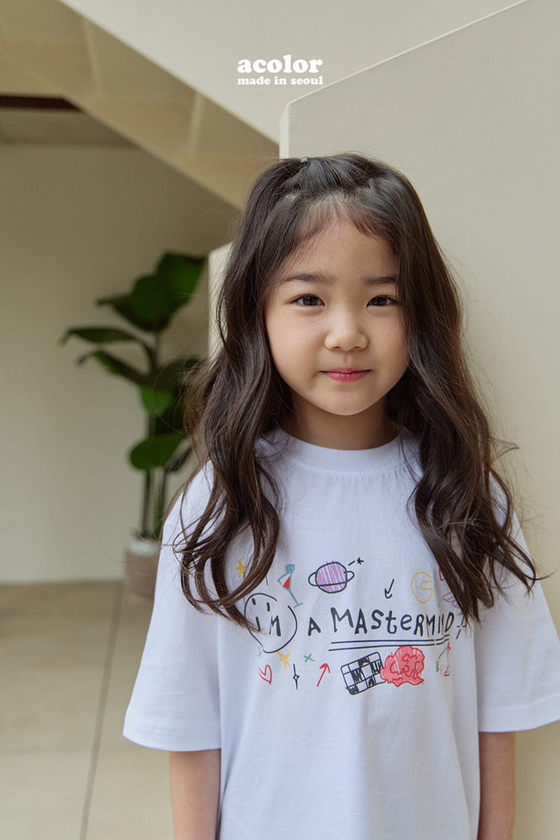 Acolor - Korean Children Fashion - #prettylittlegirls - Sketch Tee - 9