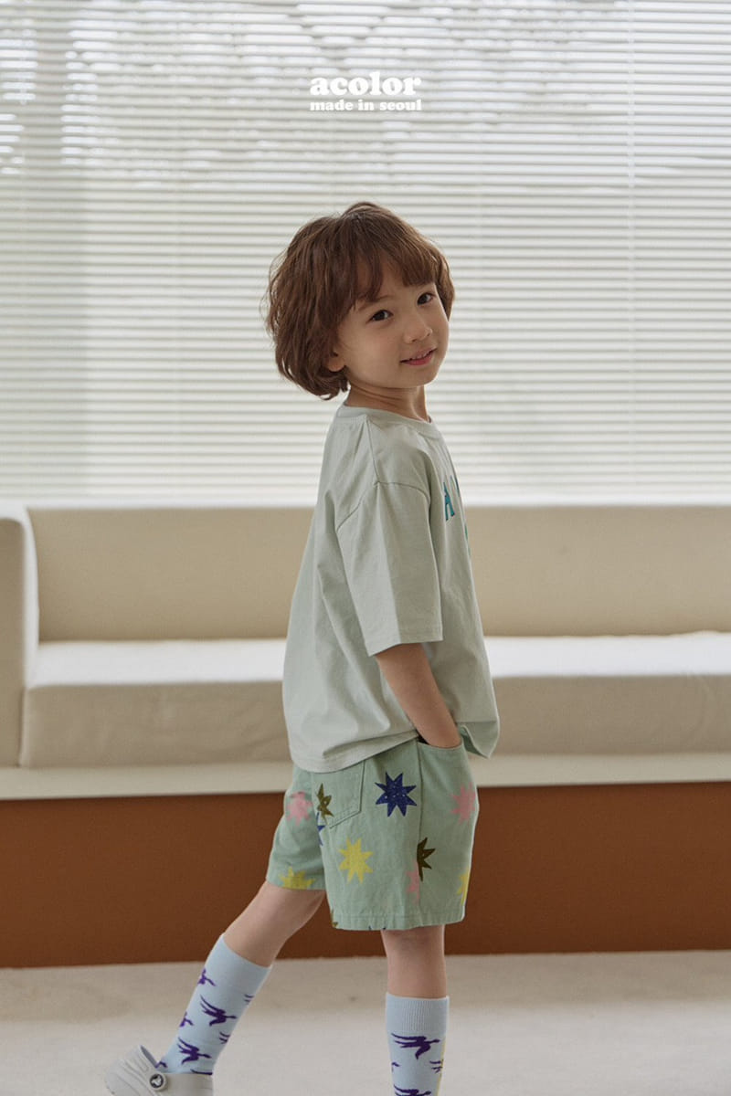 Acolor - Korean Children Fashion - #stylishchildhood - Star Shorts - 10