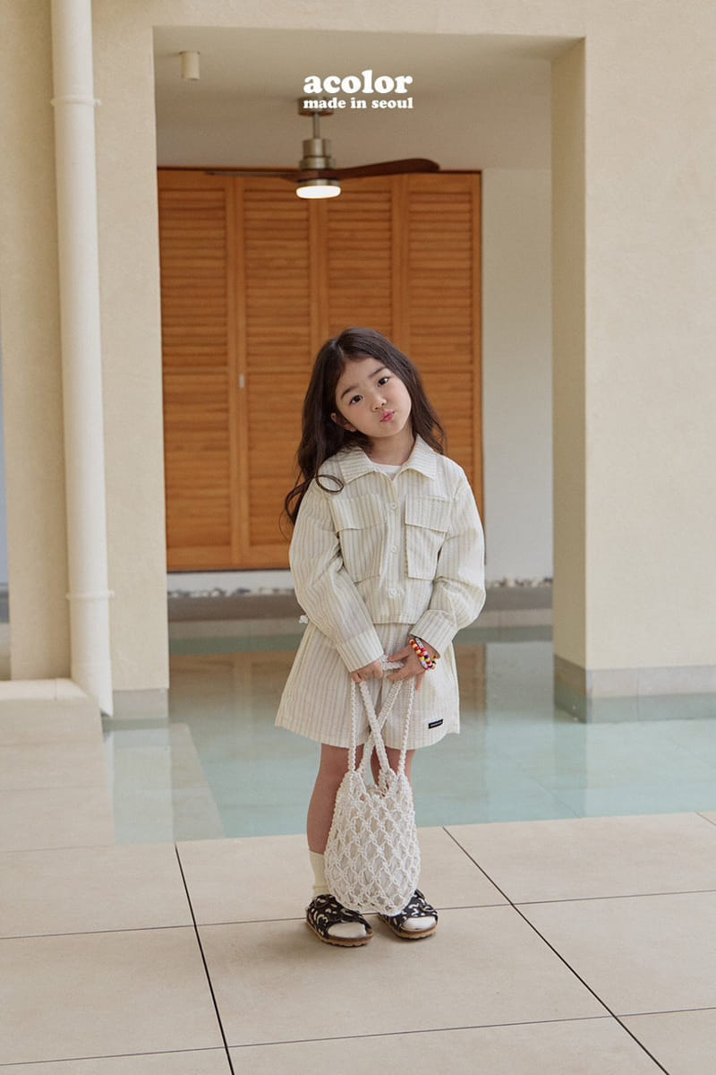 Acolor - Korean Children Fashion - #prettylittlegirls - Wood Pants - 4