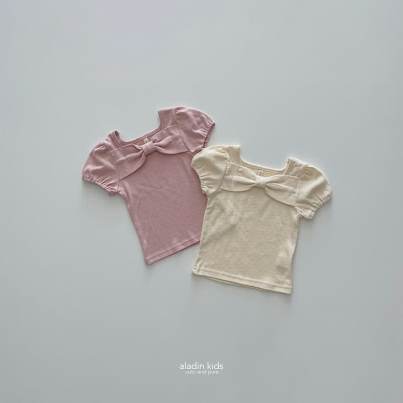 Aladin - Korean Children Fashion - #Kfashion4kids - Lovely Ribbon Tee - 7